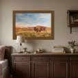 Bison painting "Called to Freedom"