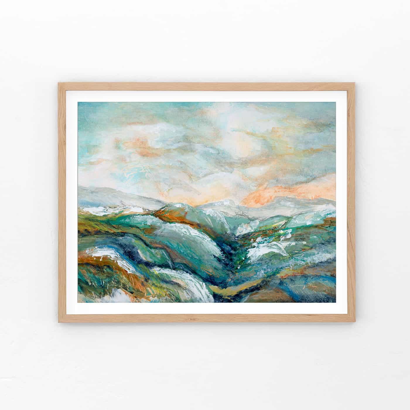 Travel Musings Abstract Landscape Giclee Print